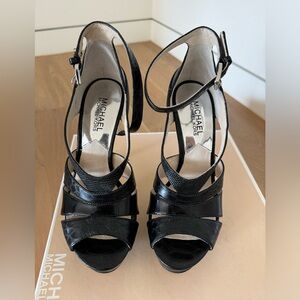 Michael Kors leather platform sandals